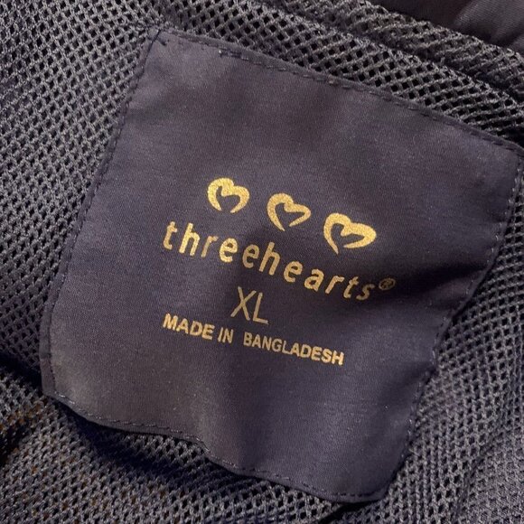 THREE HEARTS. Size XL. Lined Zip Front Jacket. Pucker Yoke Detailing. B59 - Picture 5 of 7